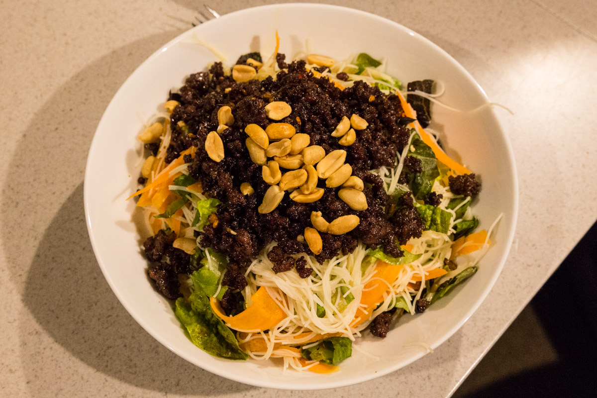 Gousto: Crunchy Asian Beef & Vermicelli Salad
